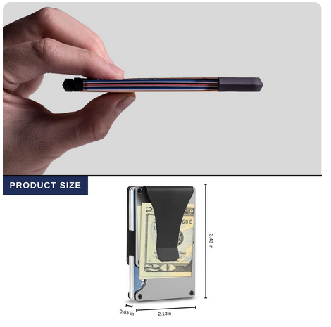 Minimalist Carbon Fiber Wallet for Men