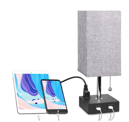 USB Bedside Table Lamp