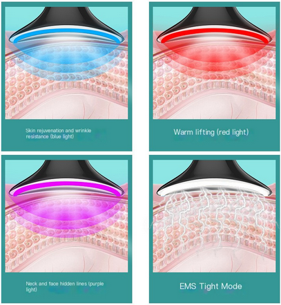 LED Neck & Face Lifting Massager