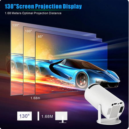HY300 Pro Mini 4K Projector