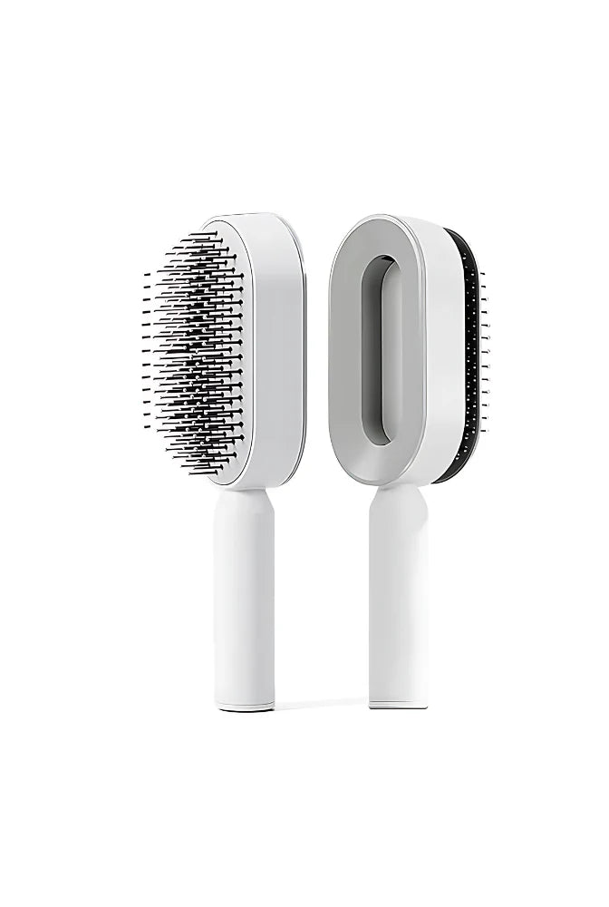 Self-Cleaning 3D Hair Brush