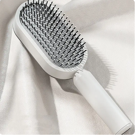 Self-Cleaning 3D Hair Brush