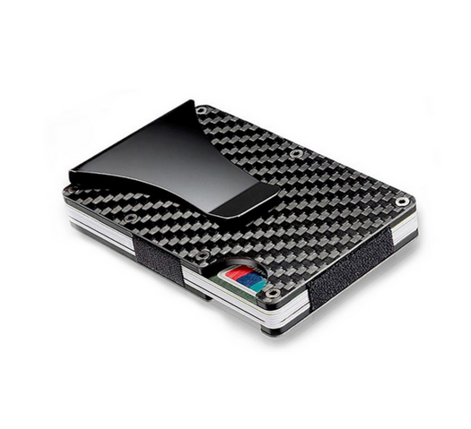 Minimalist Carbon Fiber Wallet for Men