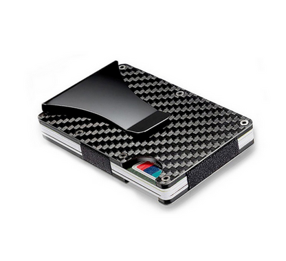 Minimalist Carbon Fiber Wallet for Men