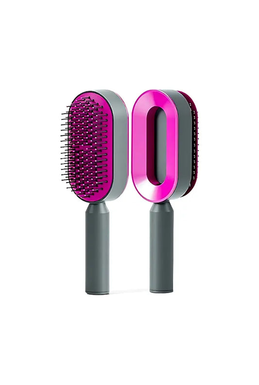 Self-Cleaning 3D Hair Brush