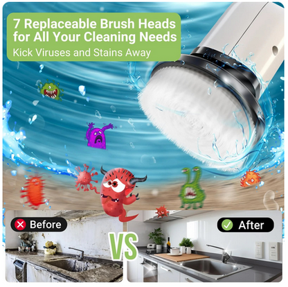 Cordless Electric Spin Scrubber