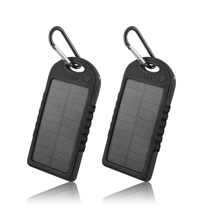 Solar Power Bank 5000mAh (2-Pack)