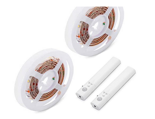Motion Sensor LED Light Strips 6.5ft