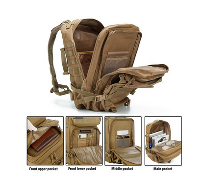 Heavy-Duty Military Tactical Backpack